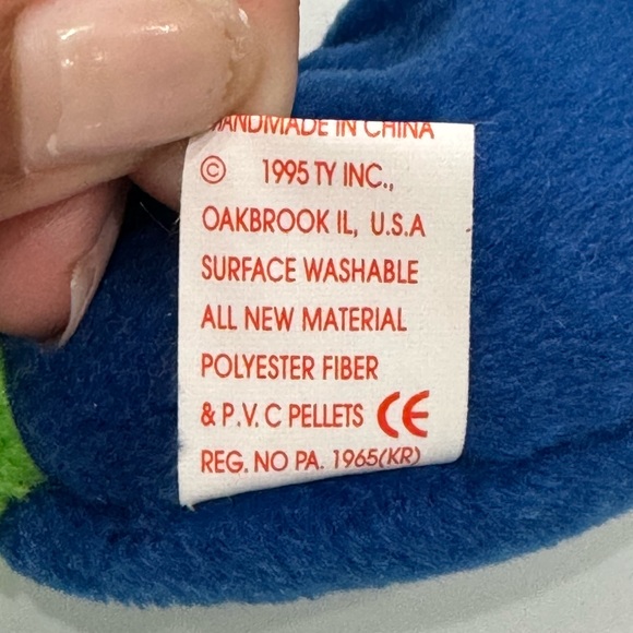 VTG Inch Worm TY original beanie baby RETIRED Errors misprints 1995 Rare Tag - Picture 3 of 6
